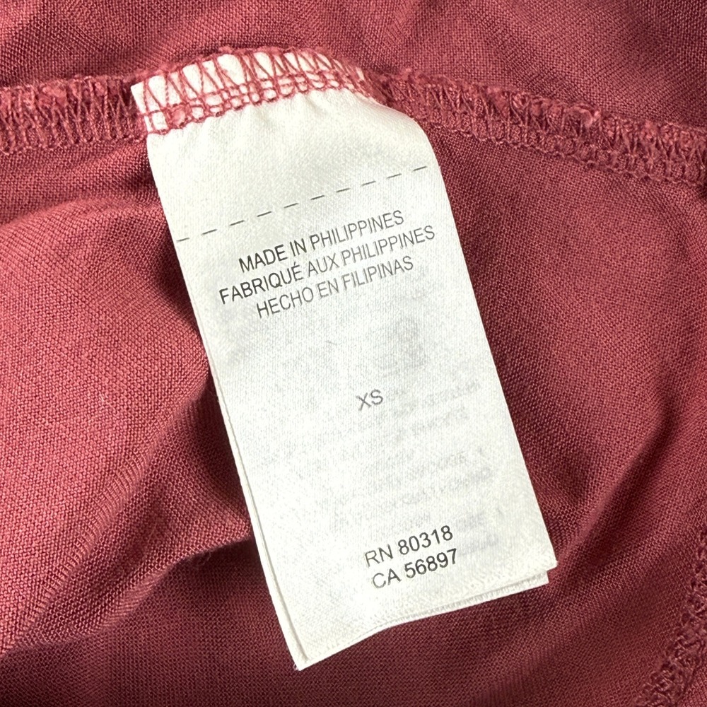 Lucky Brand Tunic Dress XS Boho Lace Burgundy Sleeveless Layered w Slip - Picture 9 of 13